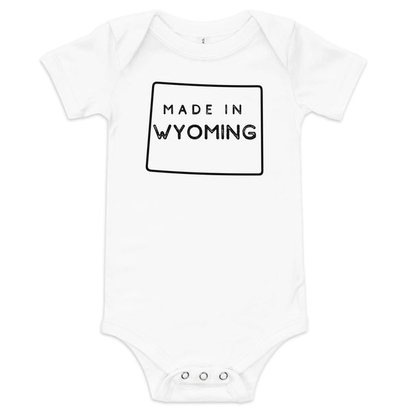Wyoming Baby Onesie