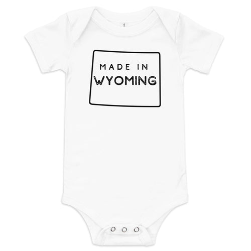 Wyoming Baby Onesie Soft Cotton Newborn Outfit - Soft Fabric for Baby & Toddler