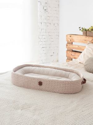 Baby Lounging and Changing Basket XL 3-in-1