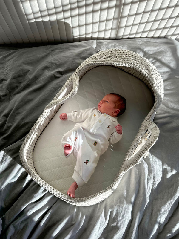 XL Moses Basket with Round Hood