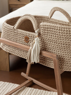 XL Moses Basket with Straight Hood