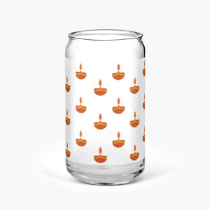 Diya Glass Tumbler – Glow Up Your Sips with Festive Charm