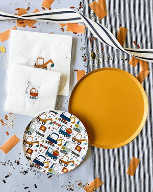 Yellow Paper Party Plate (8pcs)