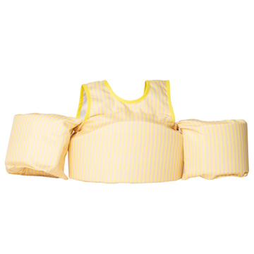 dripfloats Lemon Yellow Stripe Kids Float 2+ years 25-50lbs