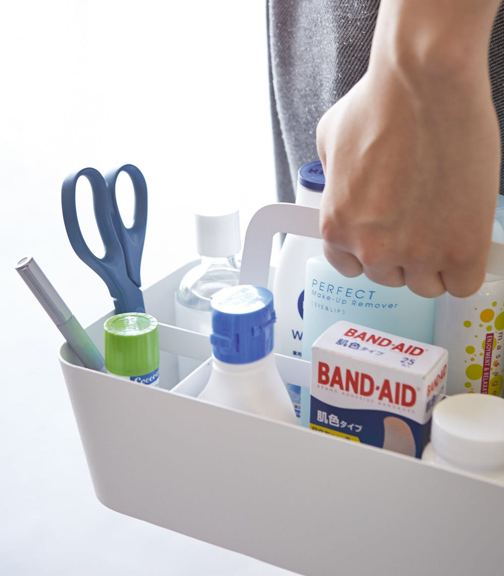 Steel storage caddy for babies, perfect for organizing toys and essentials in stylish baskets and bins.
