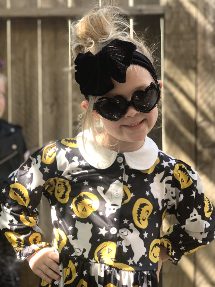 Black Velvet Headband (Baby/Toddler)