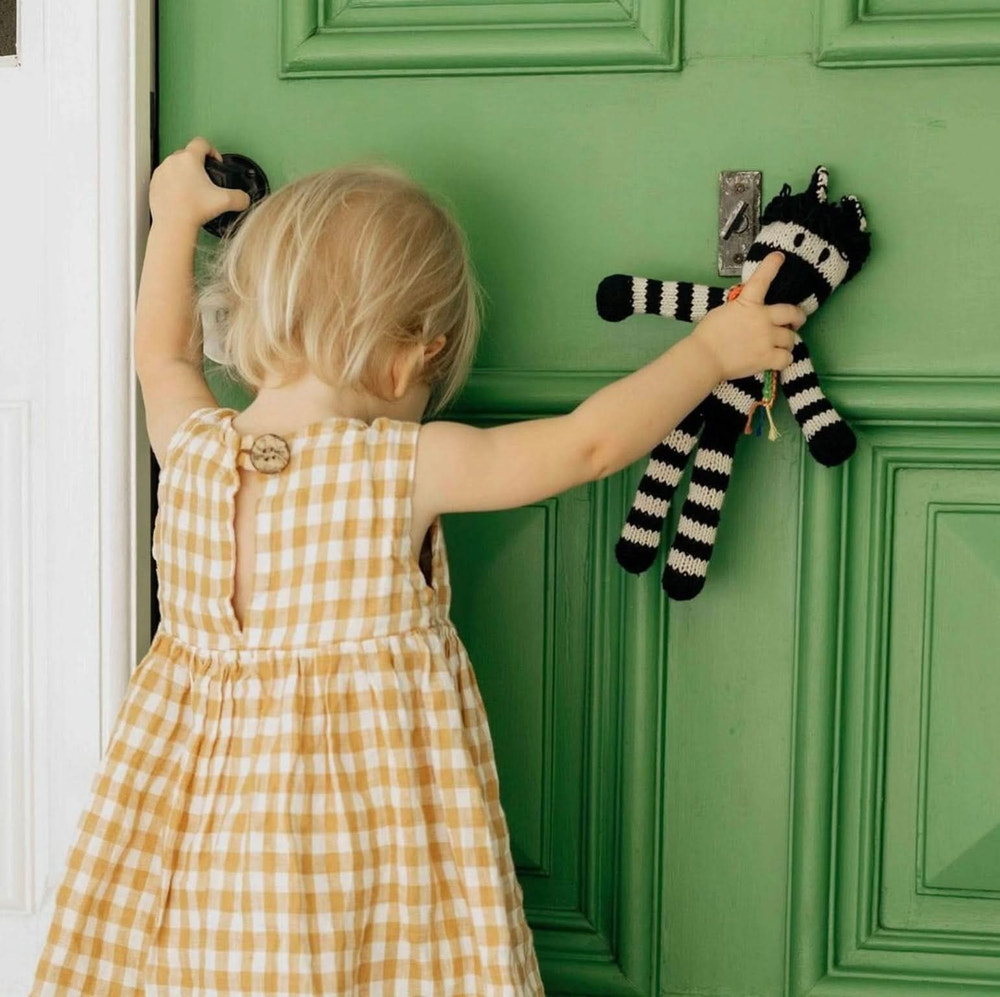 Wool Knit Buddy  | Zachary the Zebra