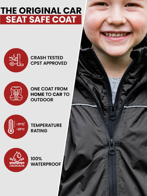 Car Seat Coat | The Road Coat Arctic - Black