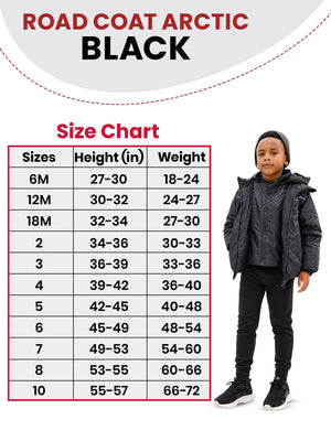 Car Seat Coat | The Road Coat Arctic - Black