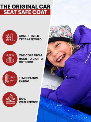 Car Seat Coat | The Road Coat Arctic - Purple