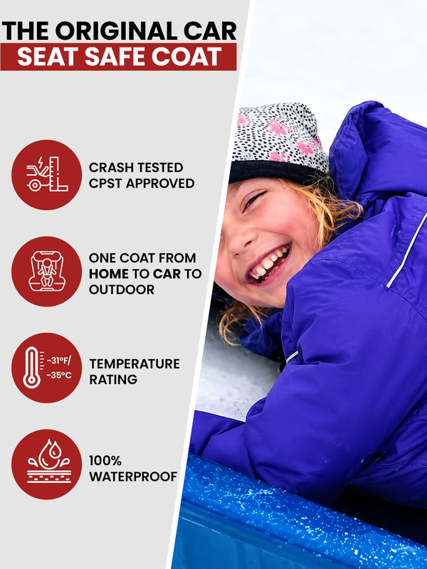 Car Seat Coat | The Road Coat Arctic - Royal Blue