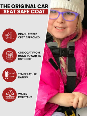 Car Seat Coat | The Road Coat Vegan - Fuchsia