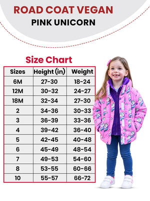 Car Seat Coat | The Road Coat Vegan - Unicorn Print