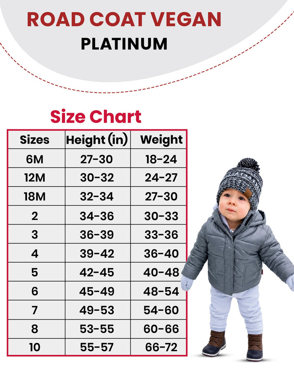 Car Seat Coat | The Road Coat Vegan - Platinum