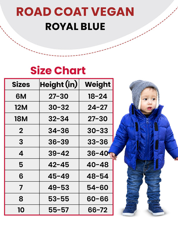 Car Seat Coat | The Road Coat Vegan - Royal Blue