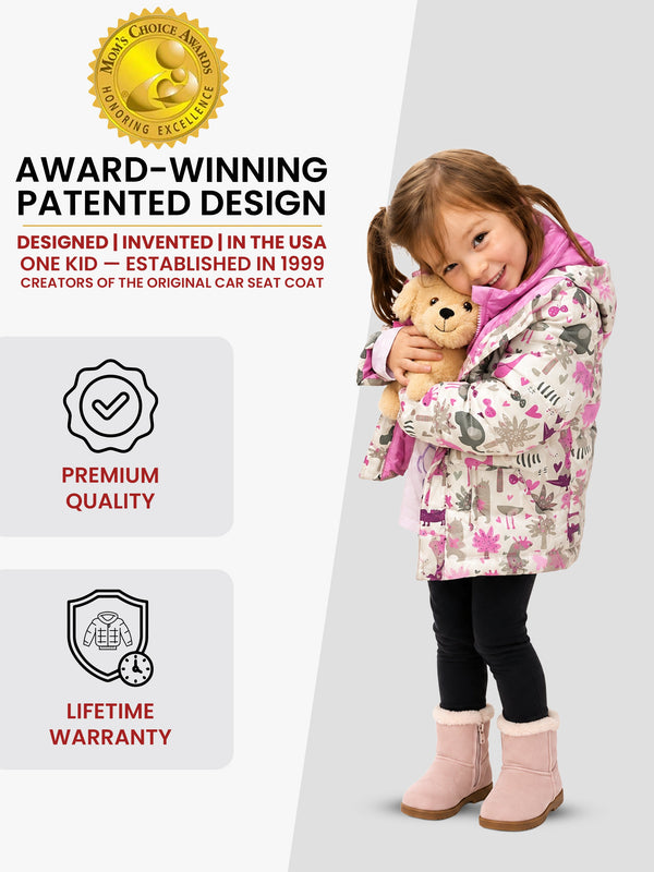 Car Seat Coat | The Road Coat Vegan - Safari Print