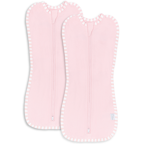 Easy Zipper Swaddle Blankets in Pink