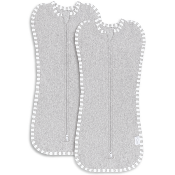 Easy Zipper Swaddle Blankets in Grey
