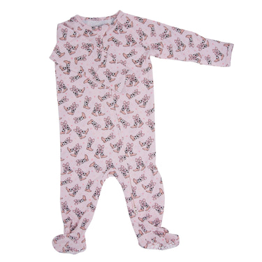 Cowhide Boots Bows Zipper Footie